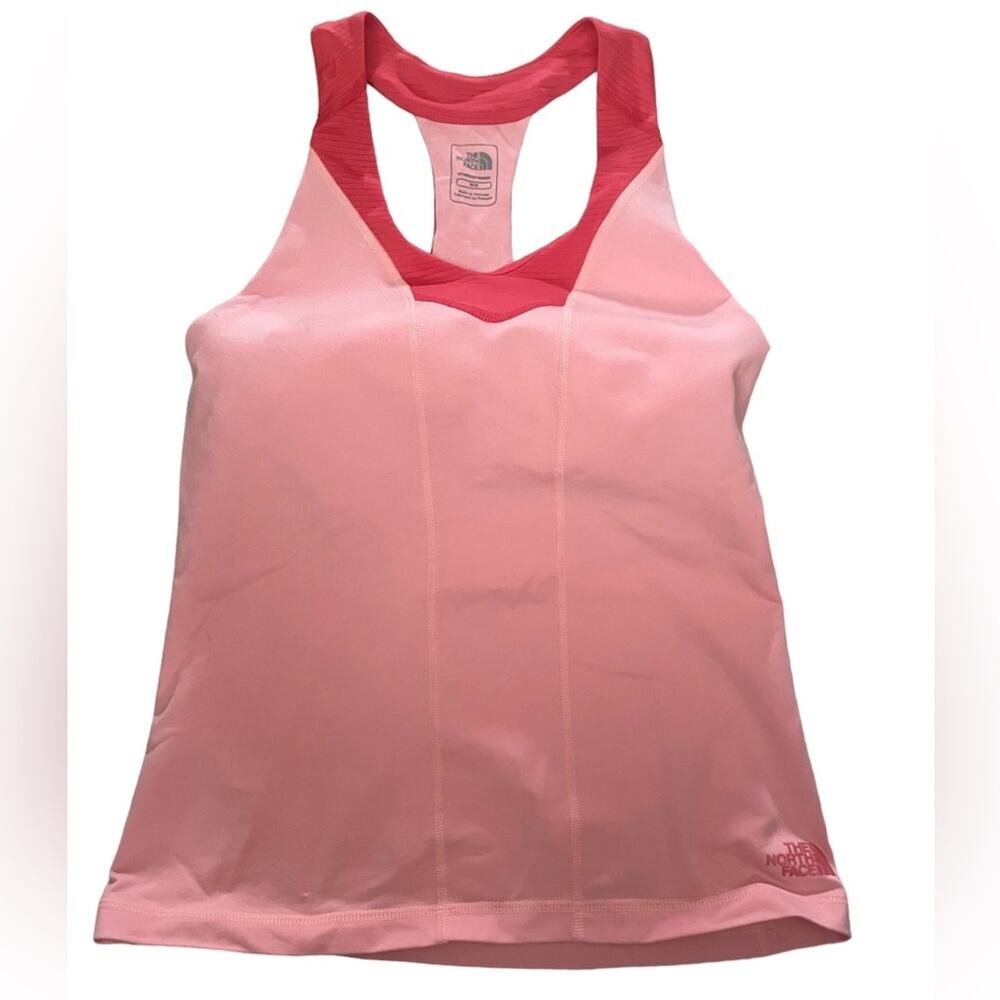 The North Face Tank Top Women Medium Tadasana Vapor Wick Racerback Athletic Pink